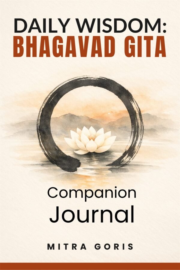 Cover of Daily Wisdom: Bhagavad Gita, Companion Journal by Mitra Goris